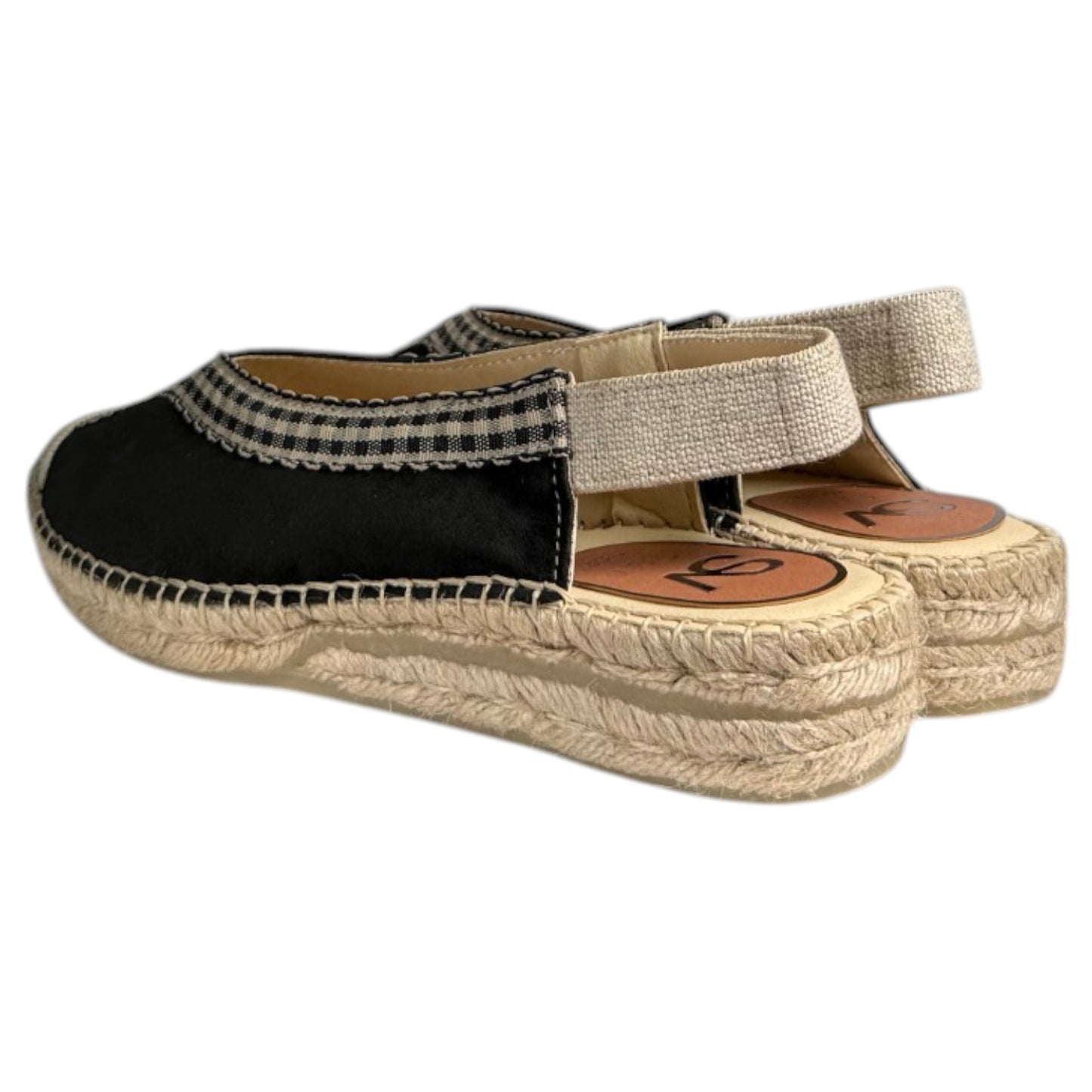Alpargatas Salvi Vitelo Vichy 332016 Negro - imagen 6