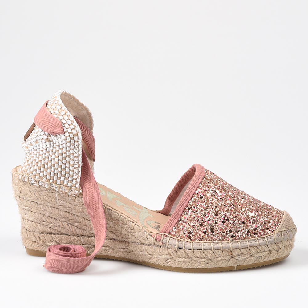 Alpargatas Vidorreta 06700 Glitter Rosa - imagen 1