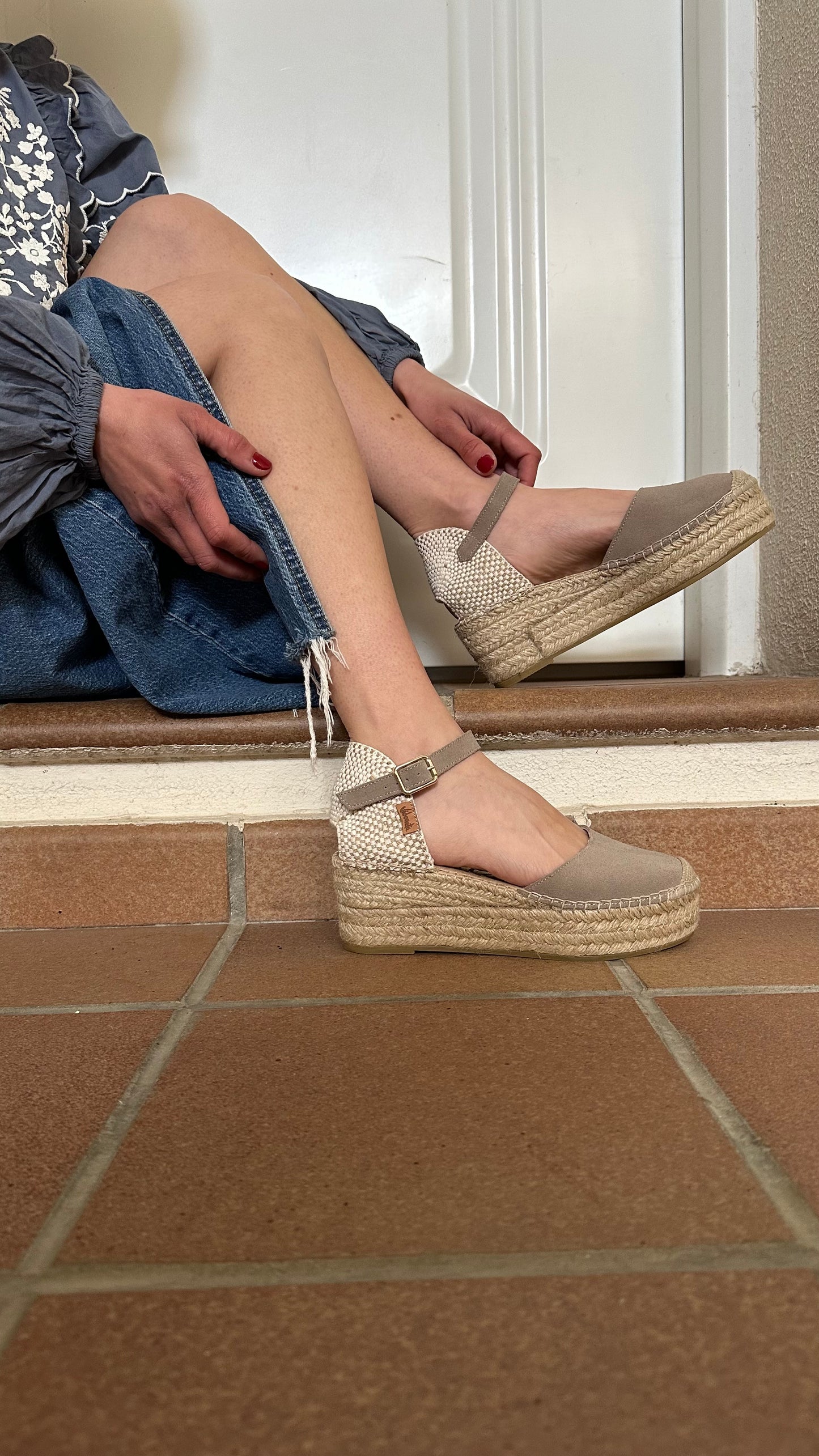 Alpargatas Vidorreta 51200 Serraje Taupe - imagen 2