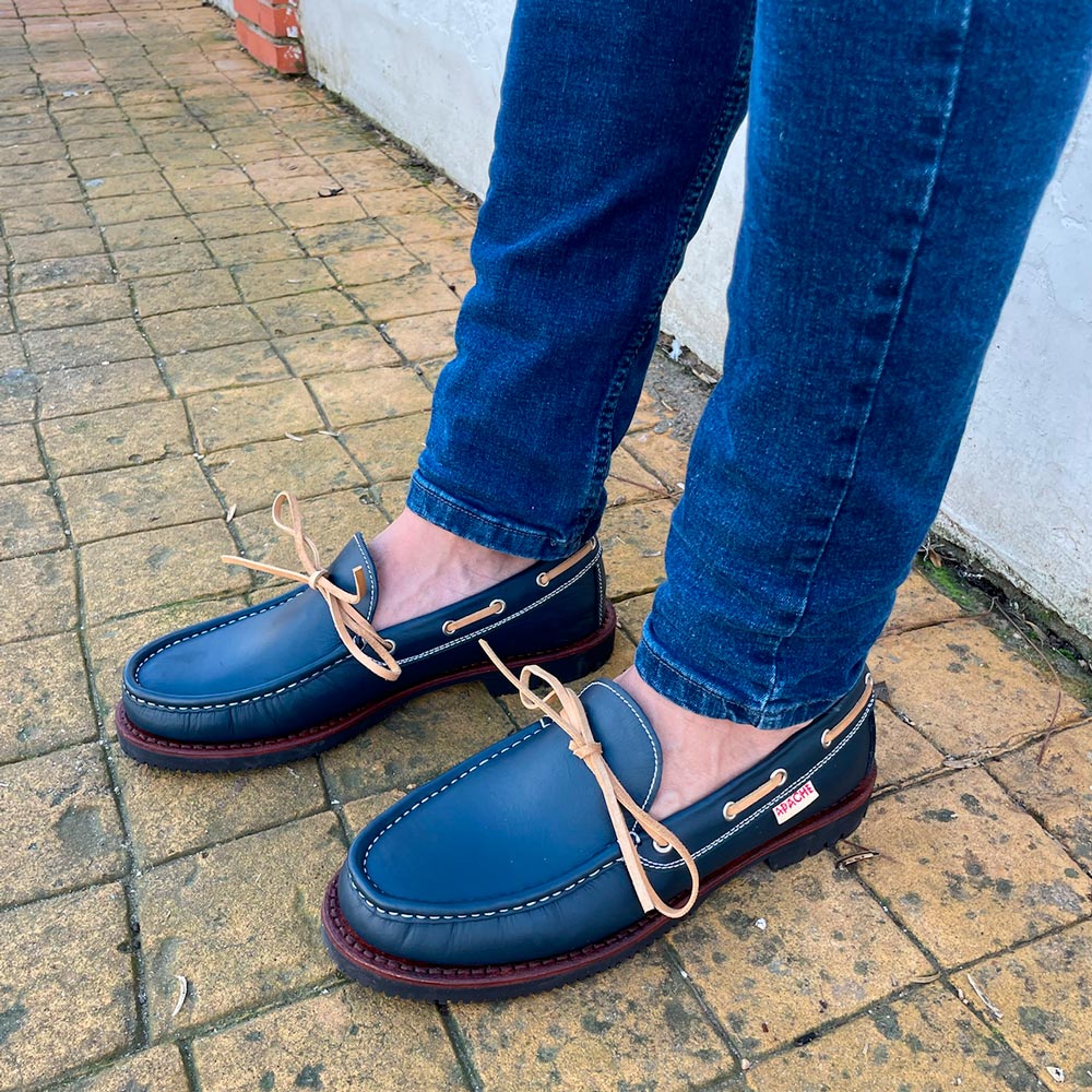 Zapatos Apache 412V Marino-Cuero - imagen 2