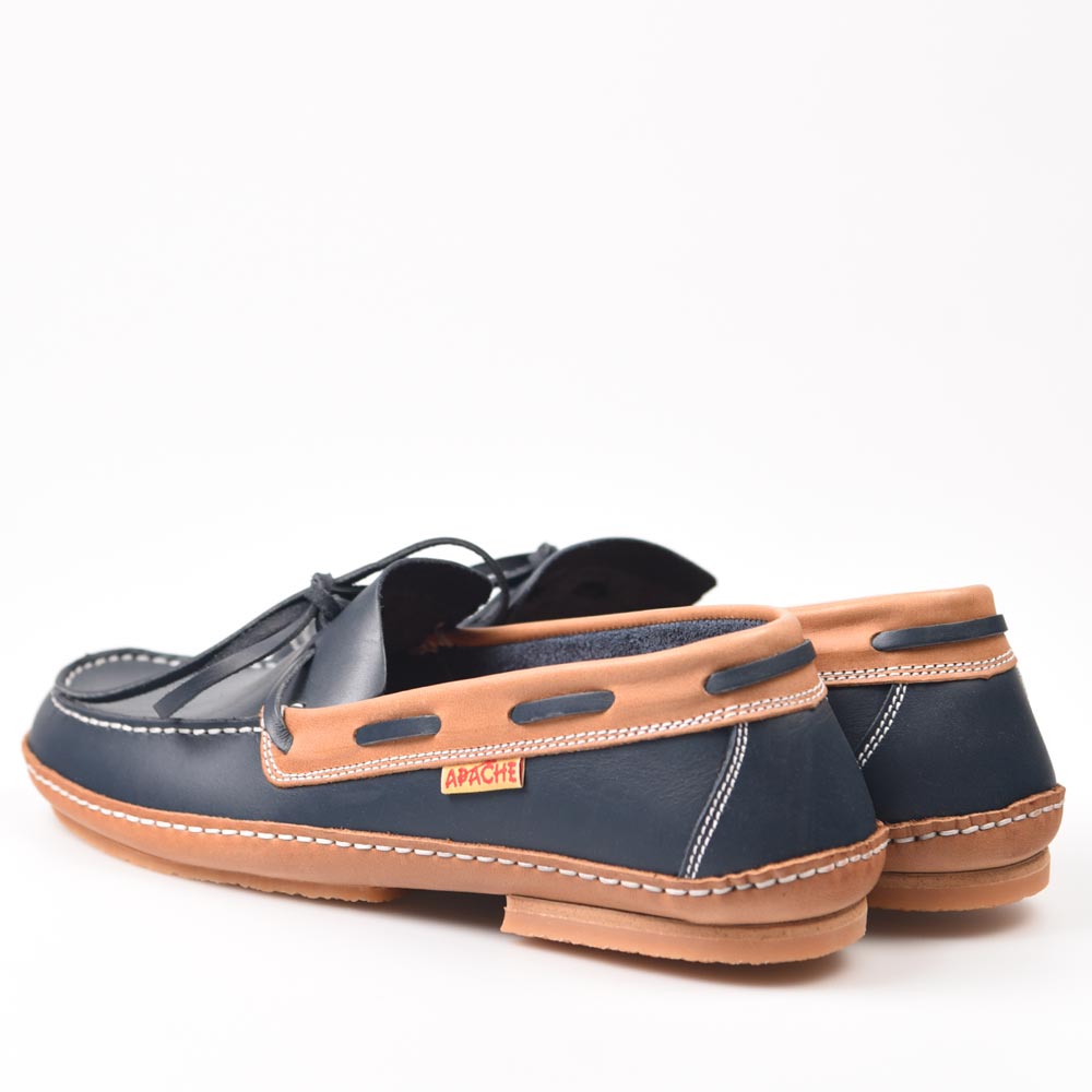 Zapatos Apache 414B Marino-Cuero Viejo - imagen 5