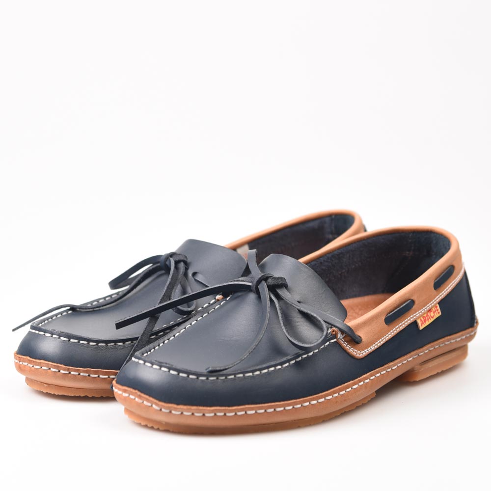 Zapatos Apache 414B Marino-Cuero Viejo - imagen 4