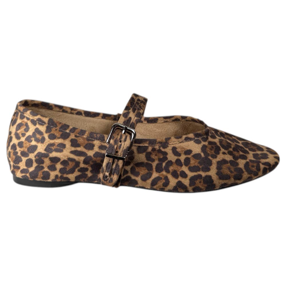 Bailarina Corina Plana Hebilla M5621 Leopardo - imagen 1