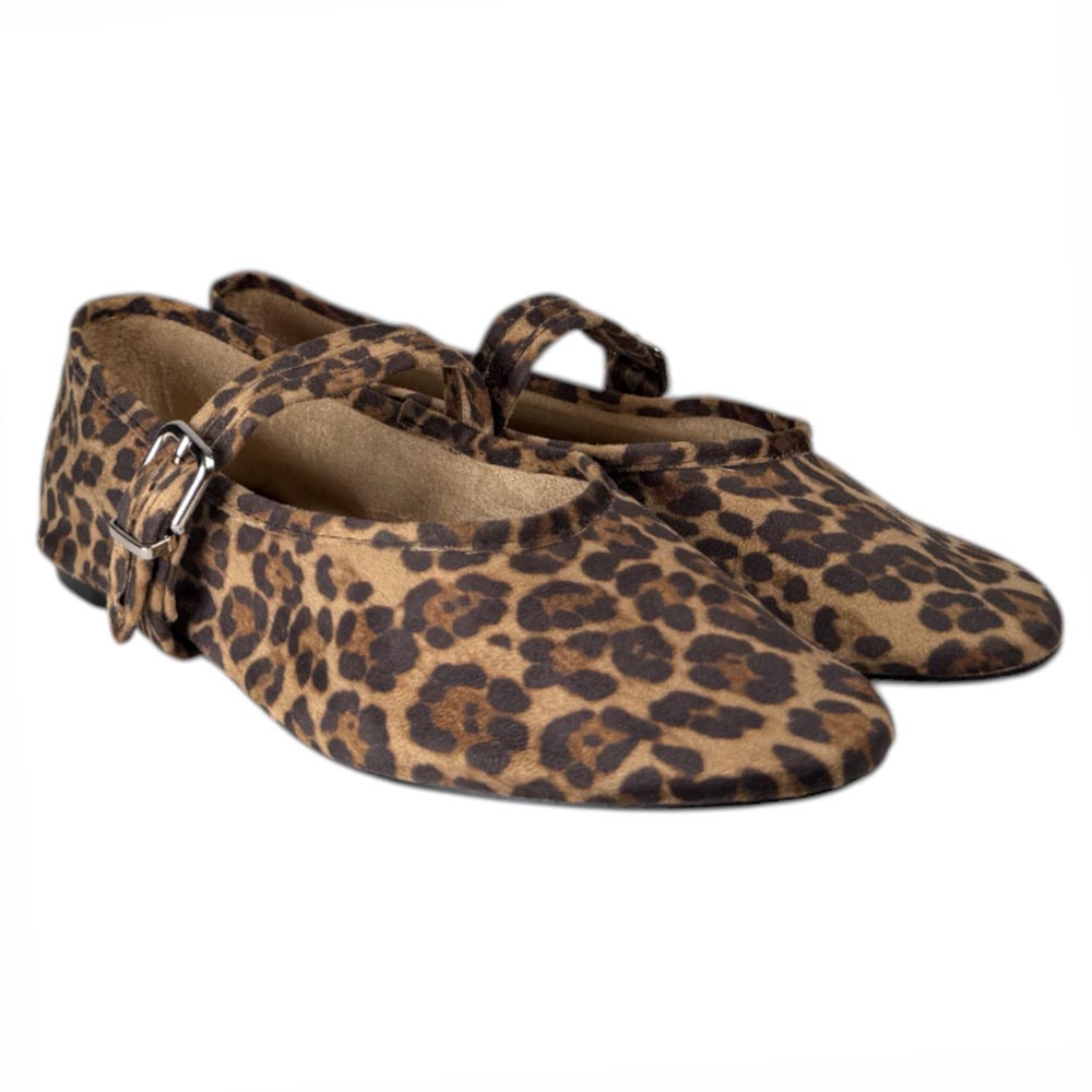 Bailarina Corina Plana Hebilla M5621 Leopardo - imagen 3