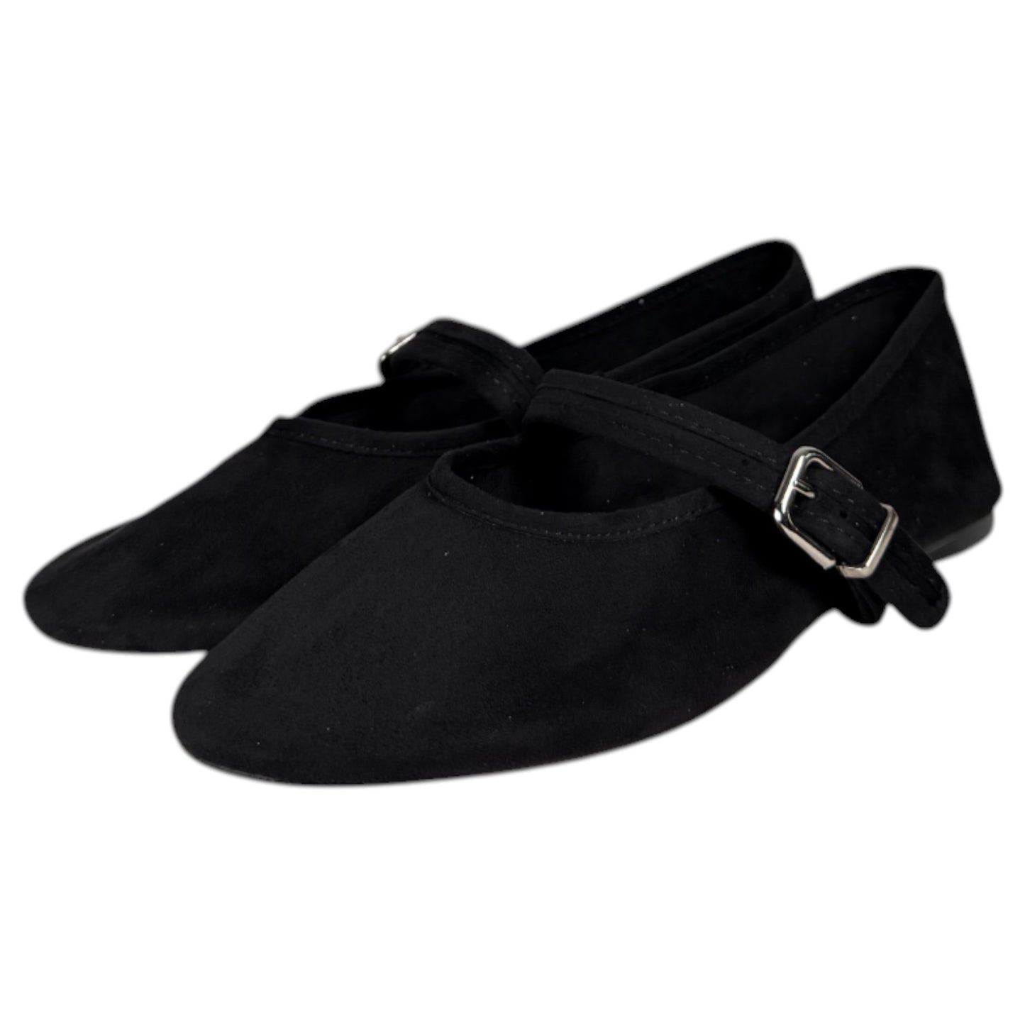 Bailarina Corina Plana Hebilla M5621 Negro - imagen 5