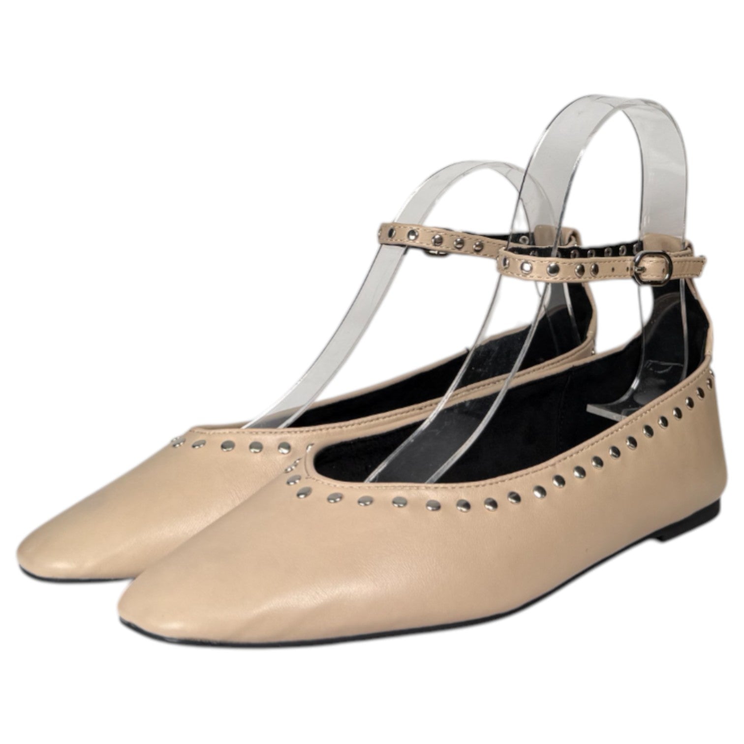 Bailarinas Corina Tachas M5607 Crudo - imagen 5
