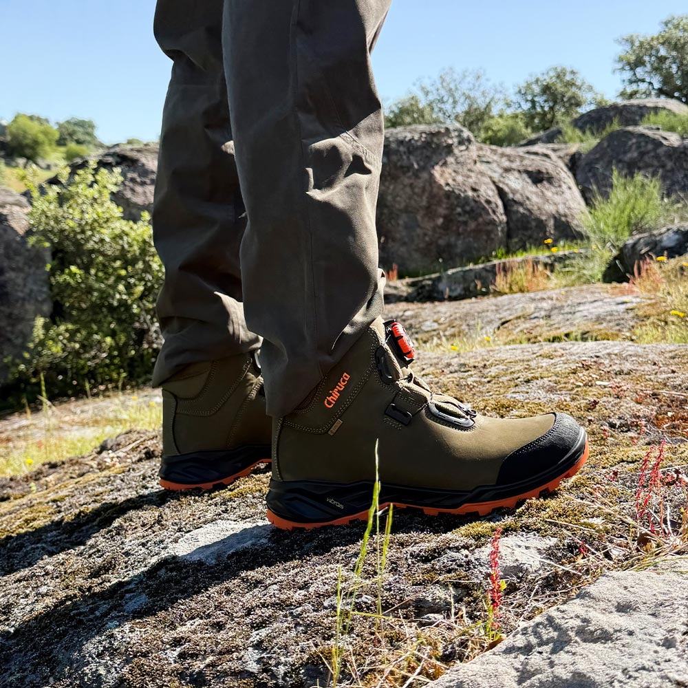 Botas de montaña y trekking Unisex Chiruca Alano Force Boa Hi Vis 08 Gore-Tex Verde - imagen 6