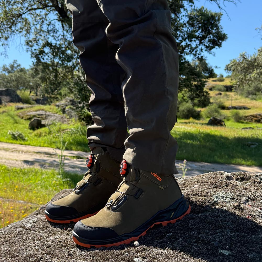 Botas de montaña y trekking Unisex Chiruca Alano Force Boa Hi Vis 08 Gore-Tex Verde - imagen 8