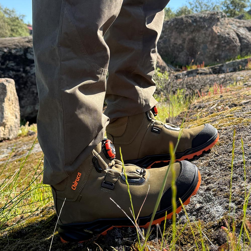Botas de montaña y trekking Unisex Chiruca Alano Force Boa Hi Vis 08 Gore-Tex Verde - imagen 4