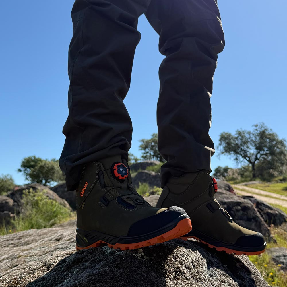 Botas de montaña y trekking Unisex Chiruca Alano Force Boa Hi Vis 08 Gore-Tex Verde - imagen 10