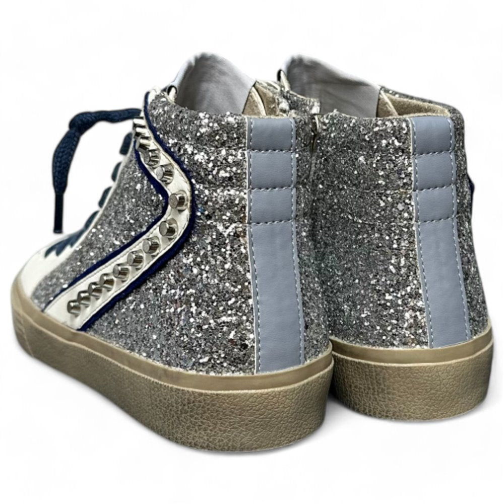 Botas Corina Coordenadas Tachas M5050 Plata - imagen 6