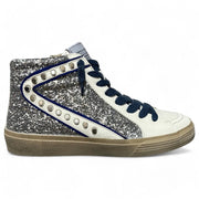Botas Corina Coordenadas Tachas M5050 Plata
