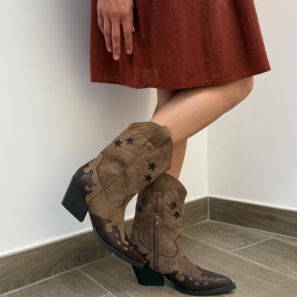 Botas Corina Cowboy M4790 Marrón - imagen 4