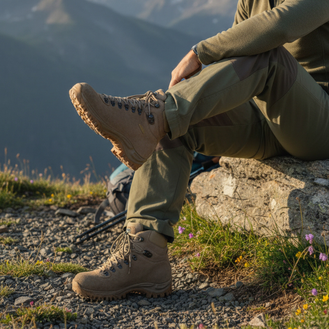 Botas de montaña y caza Unisex Bestard Desert Mid Gore-Tex 7105 Beige - imagen 4