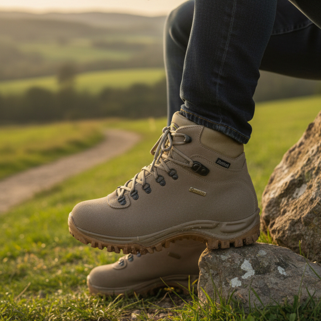 Botas de montaña y caza Unisex Bestard Desert Mid Gore-Tex 7105 Beige - imagen 6