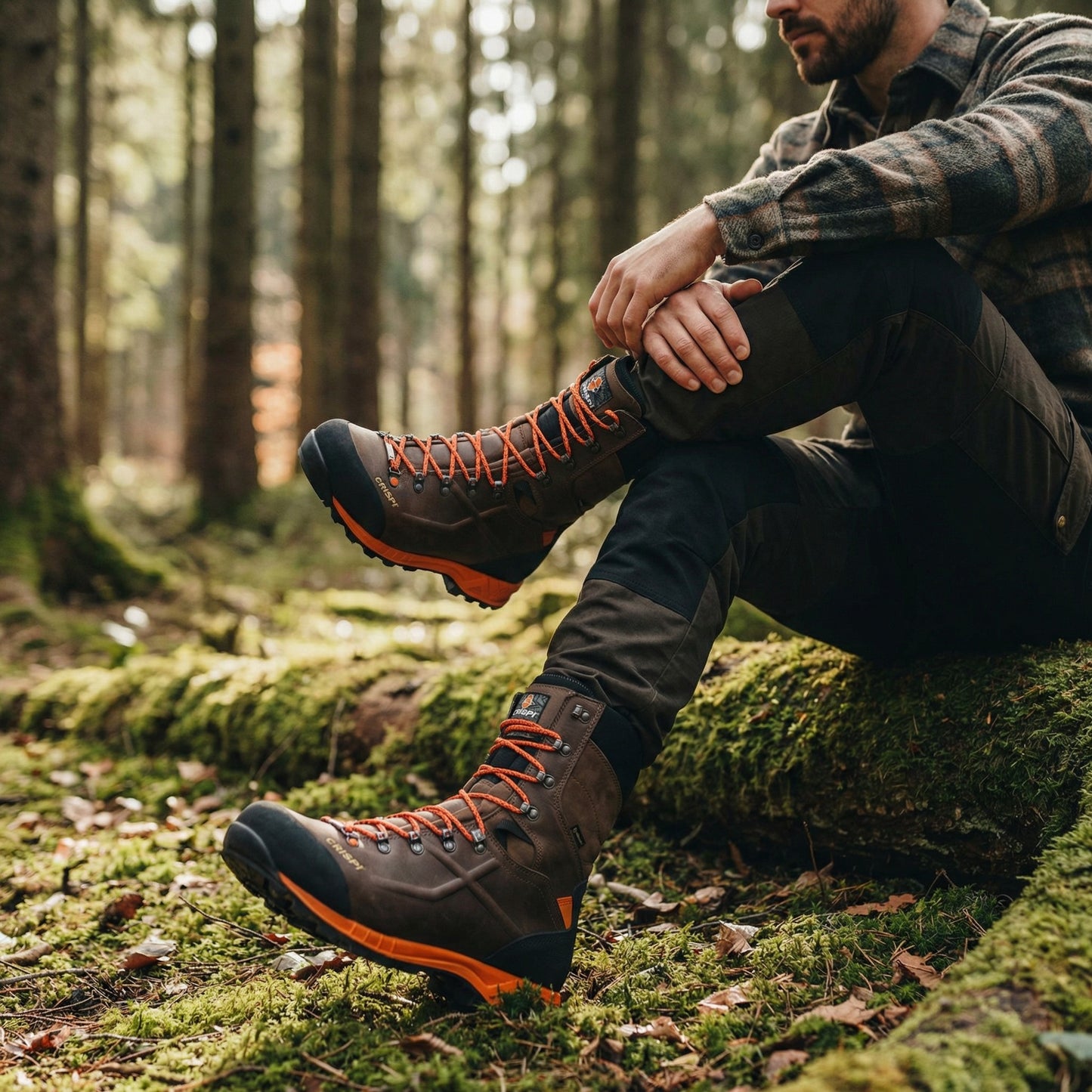 Botas de montaña y caza Unisex Crispi Titán Marrón Gore-Tex - imagen 2