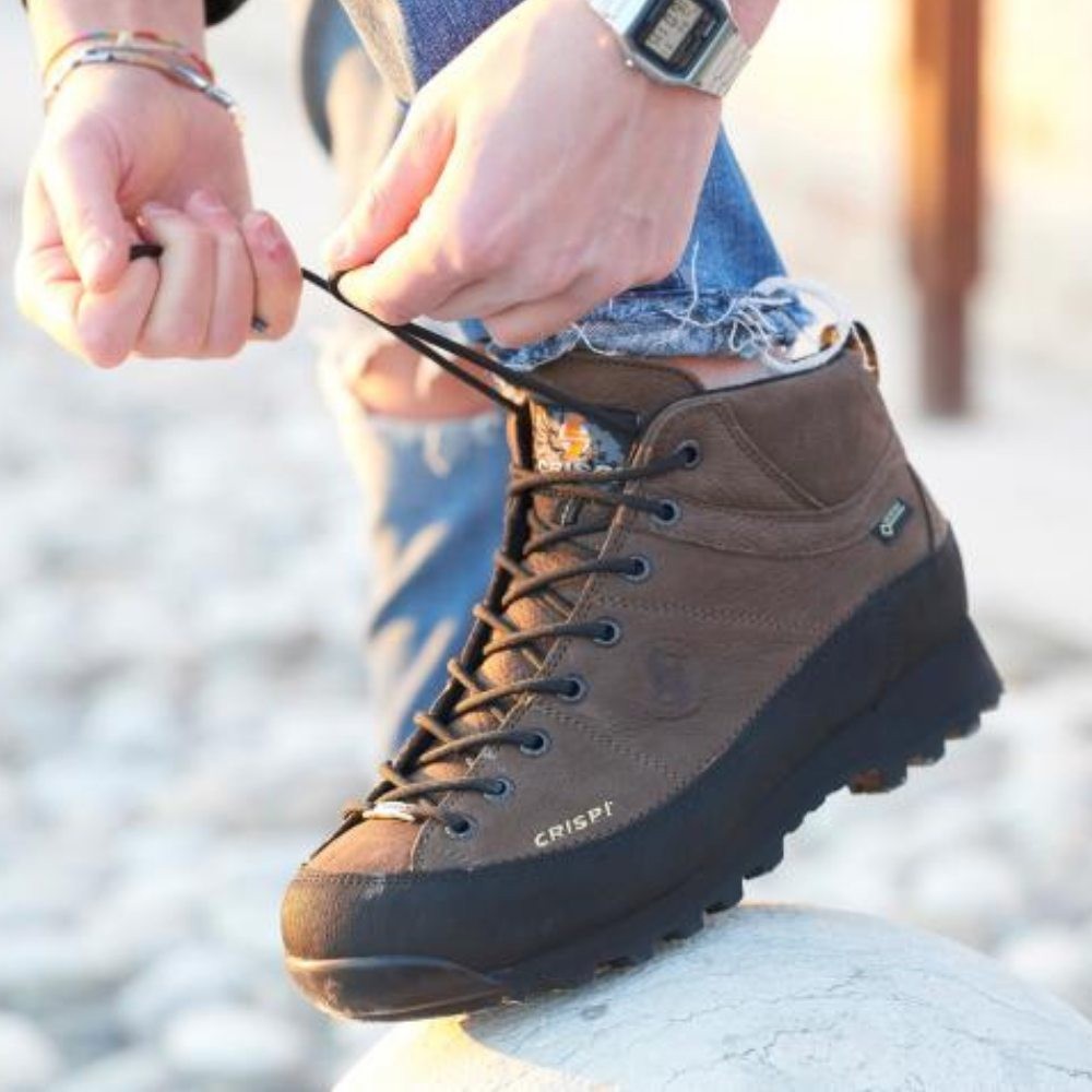 Botas de montaña y trekking Hombre Crispi Monaco Marrón Gore-Tex - imagen 2