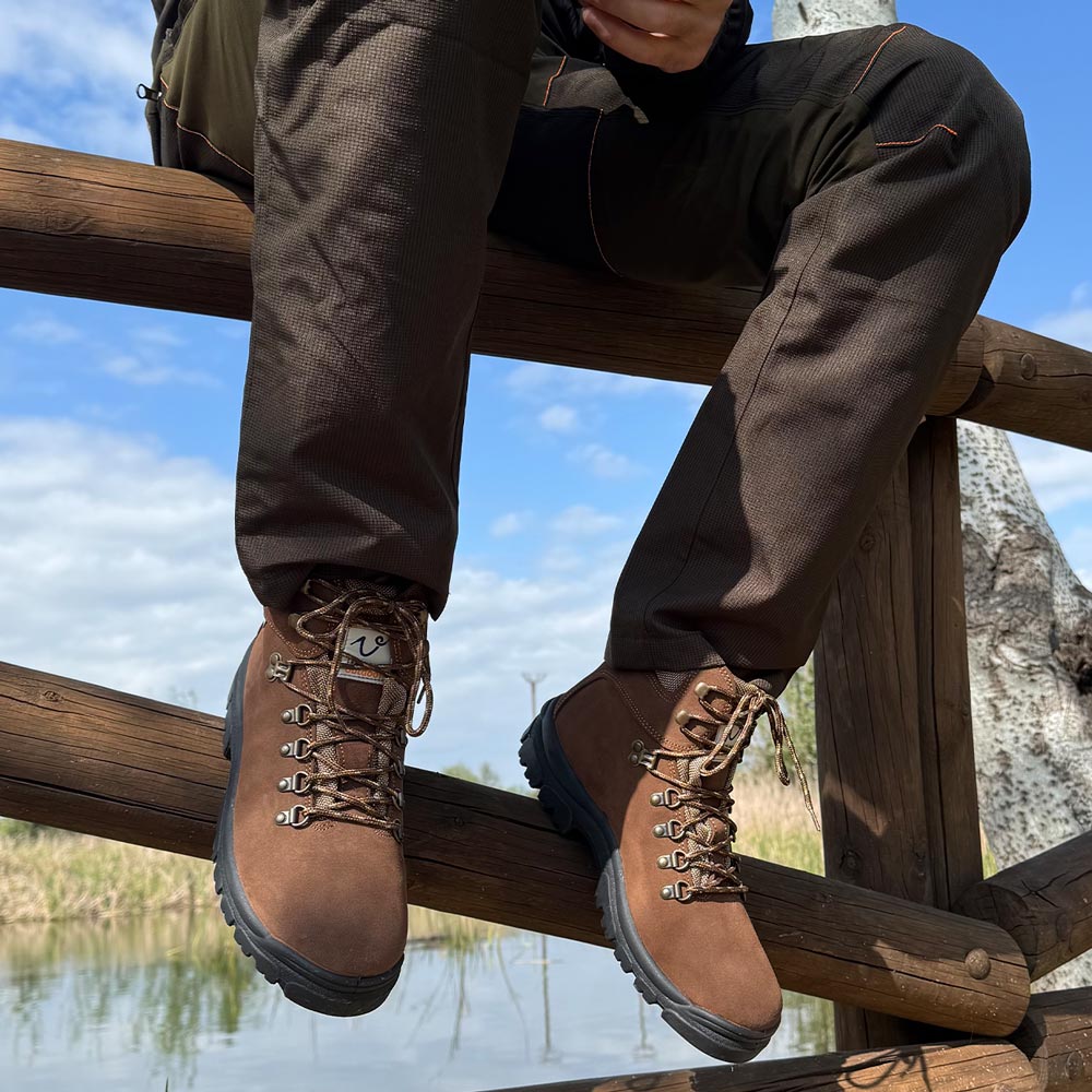 Botas de montaña y trekking Unisex La Valenciana Impermeables Tajo Marrón - imagen 6