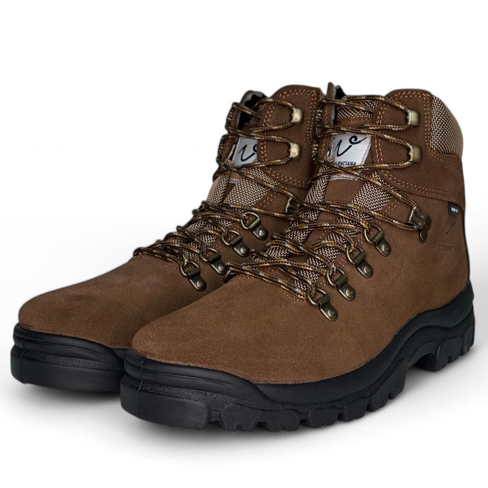 Botas de montaña y trekking Unisex La Valenciana Impermeables Tajo Marrón - imagen 5