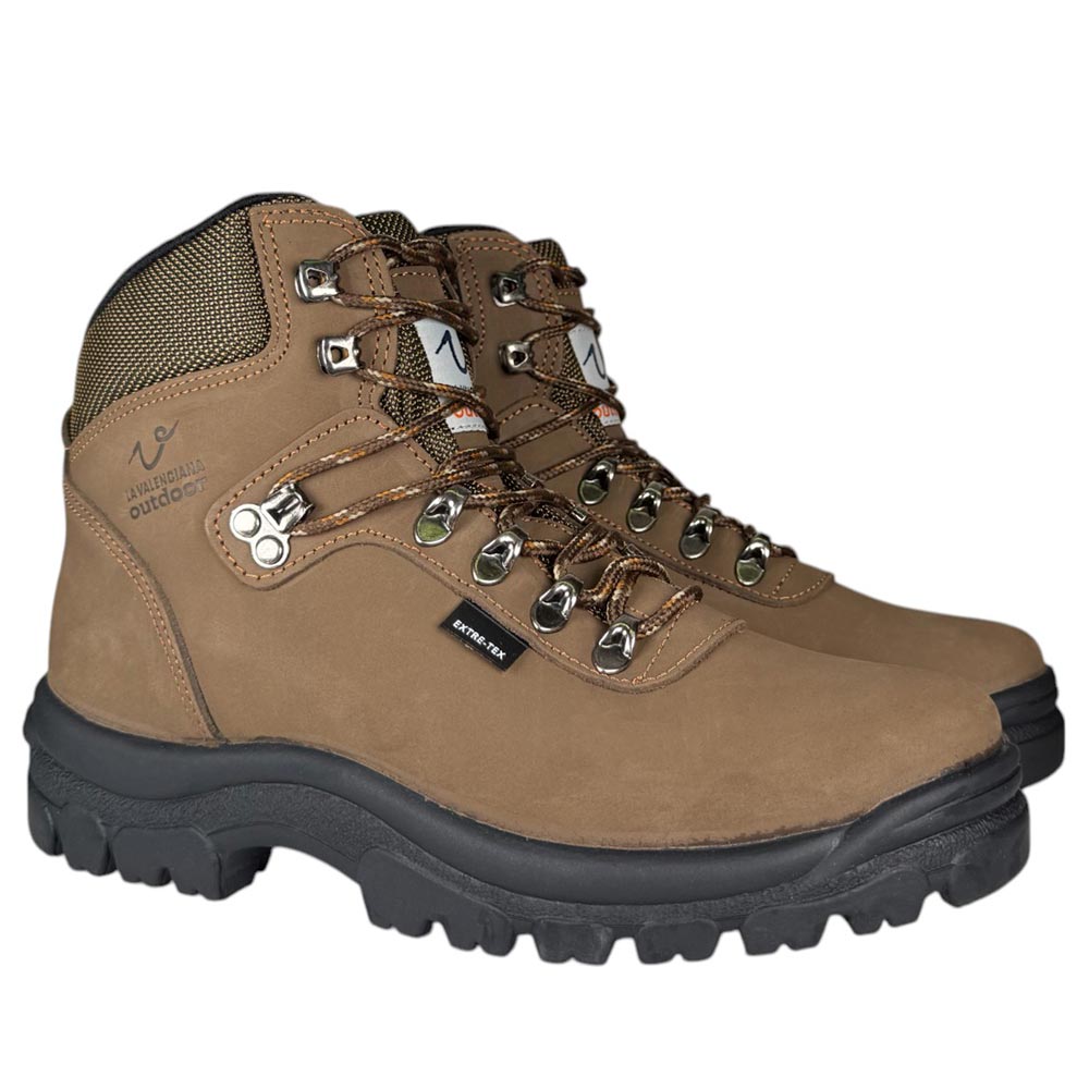 Botas de montaña y trekking Unisex La Valenciana Impermeables Villuercas Marrón - imagen 3