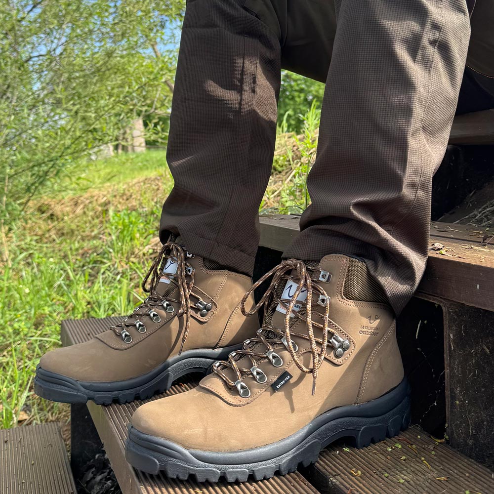 Botas de montaña y trekking Unisex La Valenciana Impermeables Villuercas Marrón - imagen 4