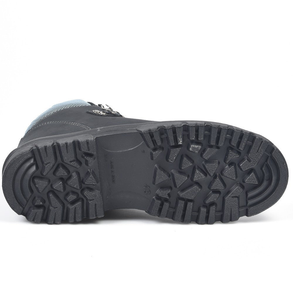 Botas de montaña y trekking Unisex Postigo Impermeables Nobuck Gris - imagen 6