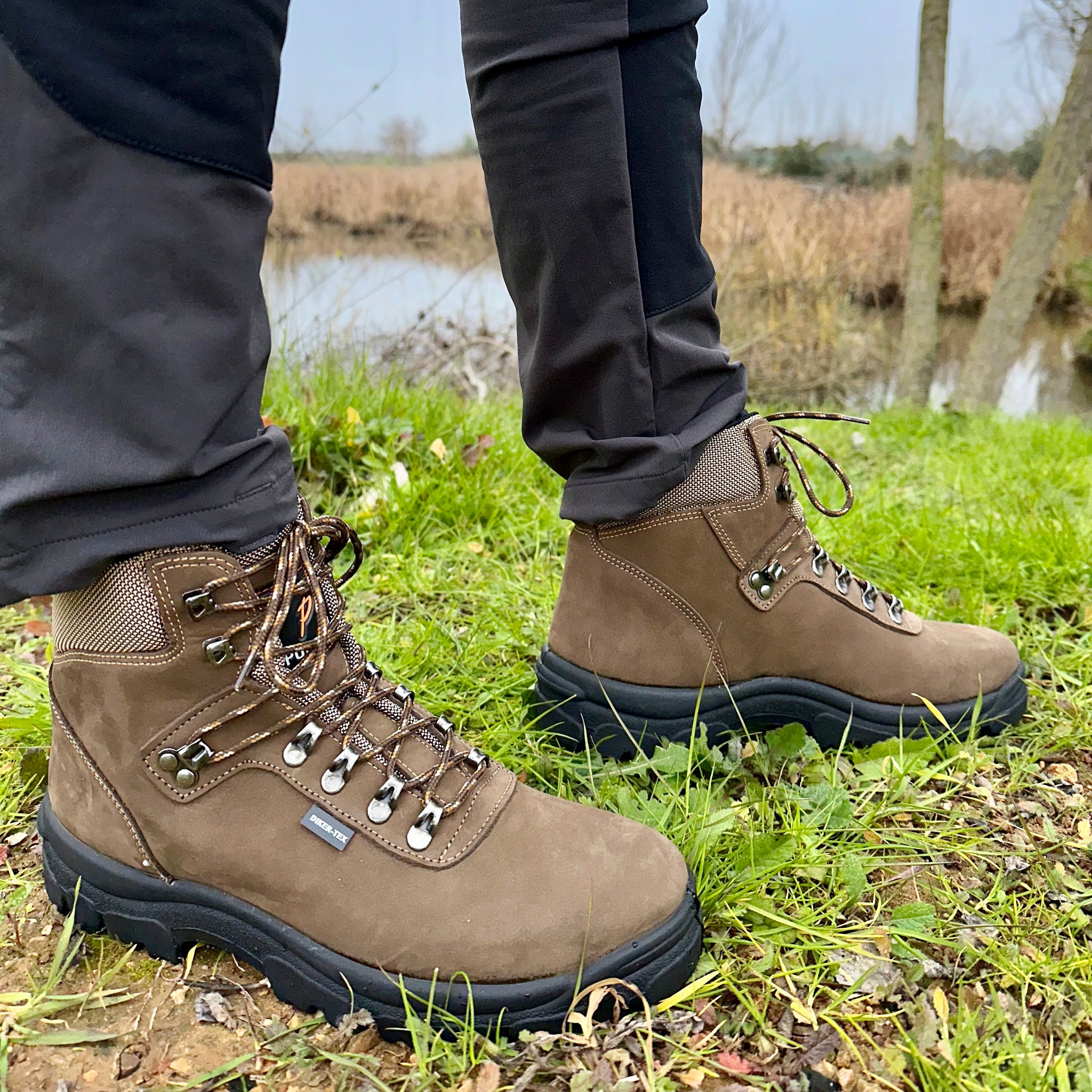 Botas de montaña y trekking Unisex Postigo Impermeables Nobuck Marrón - imagen 7