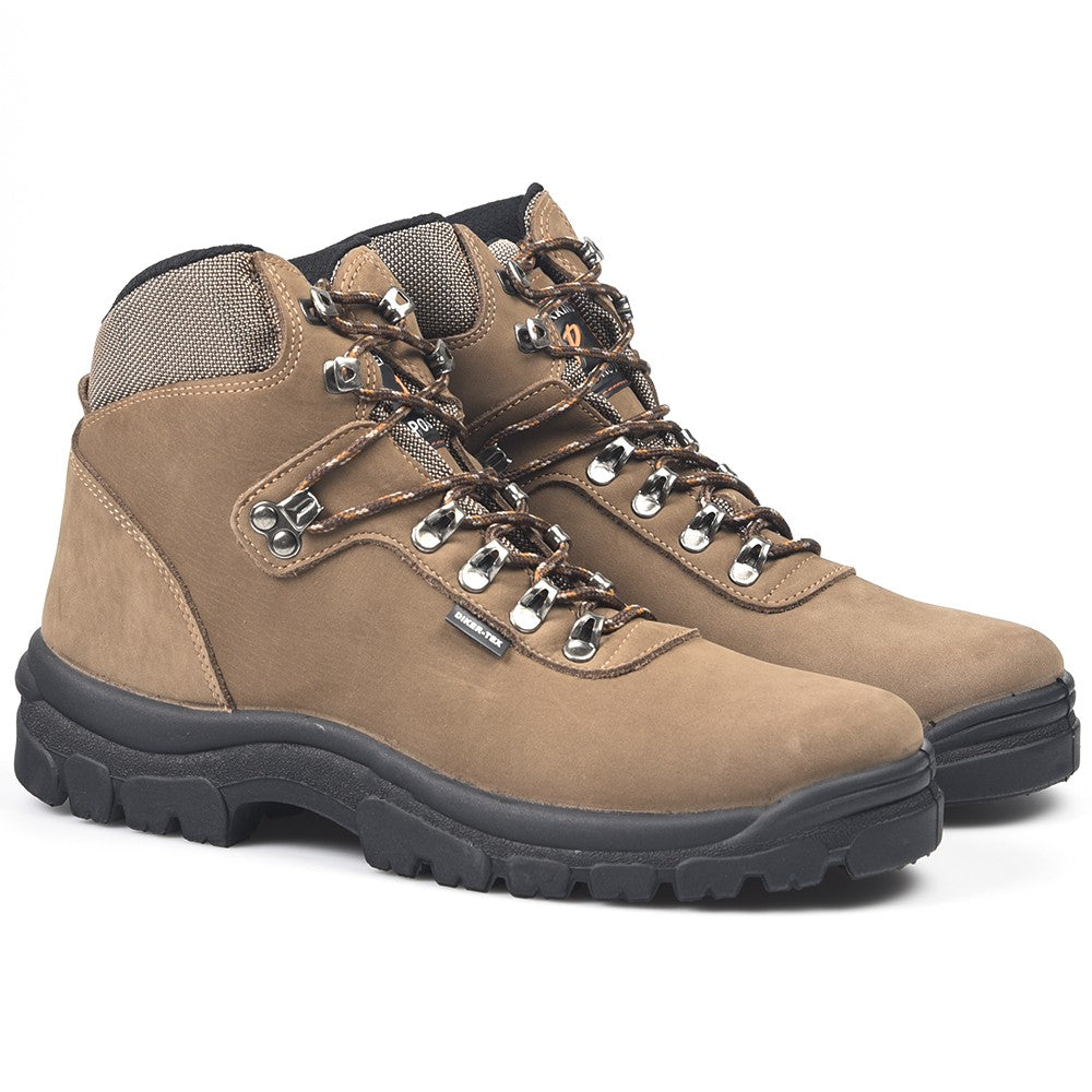Botas de montaña y trekking Unisex Postigo Impermeables Nobuck Marrón - imagen 3