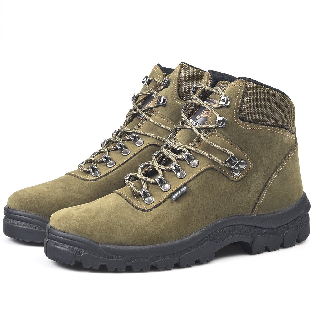 Botas de montaña y trekking Unisex Postigo Impermeables Nobuck Verde - imagen 4