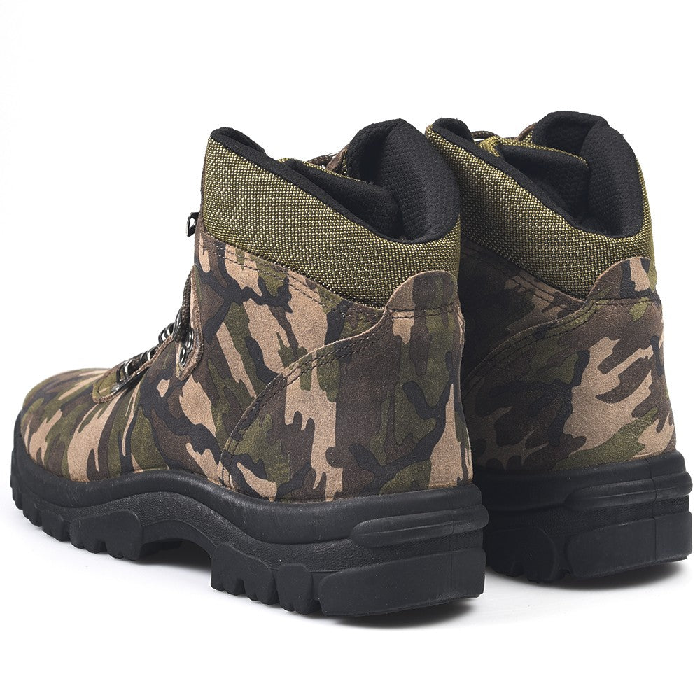 Botas de montaña y trekking Unisex Postigo Impermeables Piel Camuflaje - imagen 5