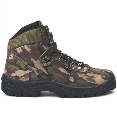 Botas de montaña y trekking Unisex Postigo Impermeables Piel Camuflaje