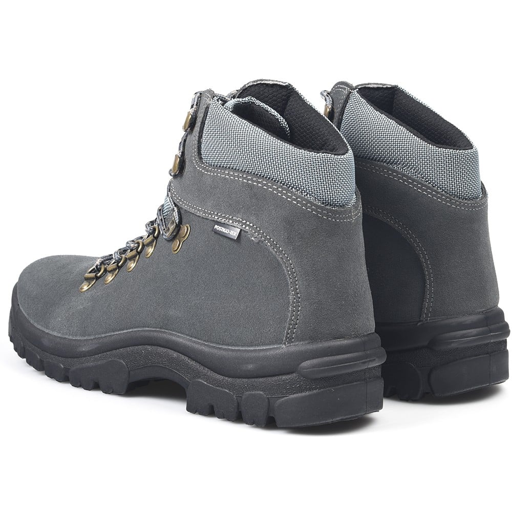 Botas de montaña y trekking Unisex Postigo Impermeables Piel Gris - imagen 5