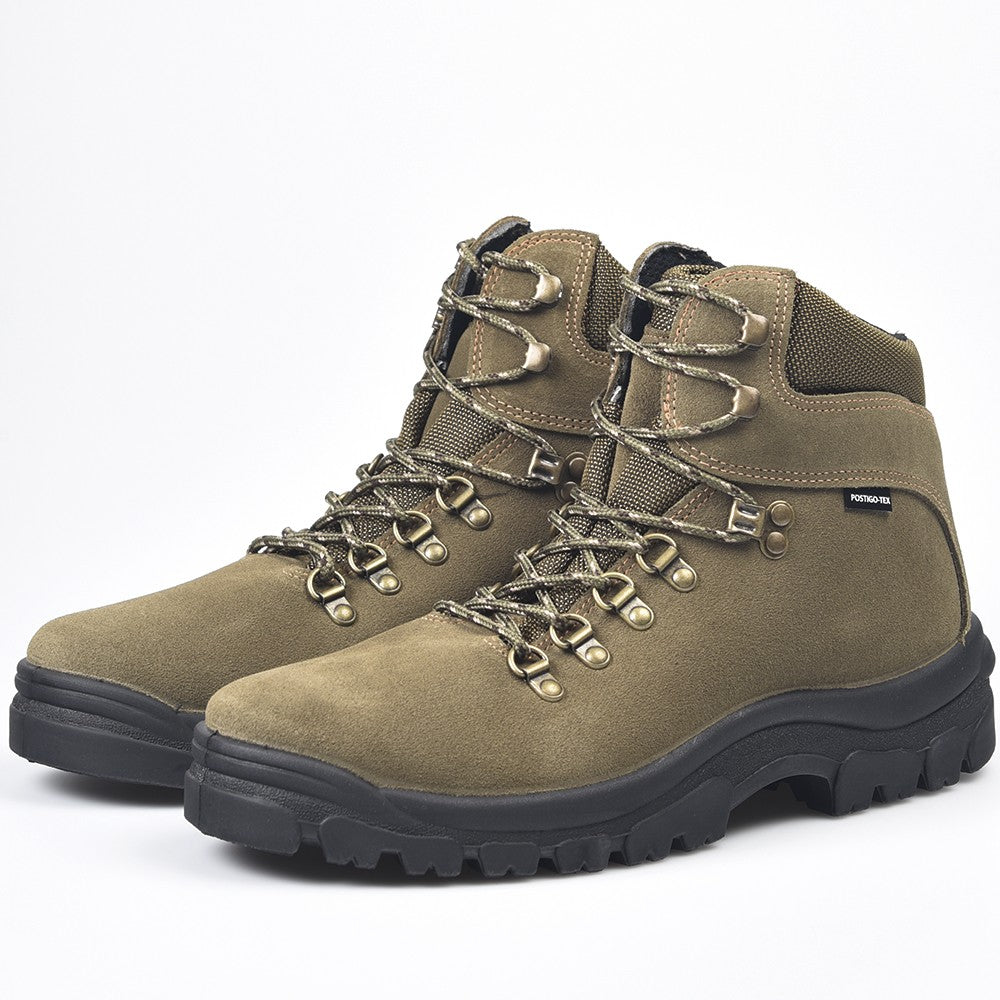 Botas de montaña y trekking Unisex Postigo Impermeables Piel Verde - imagen 4