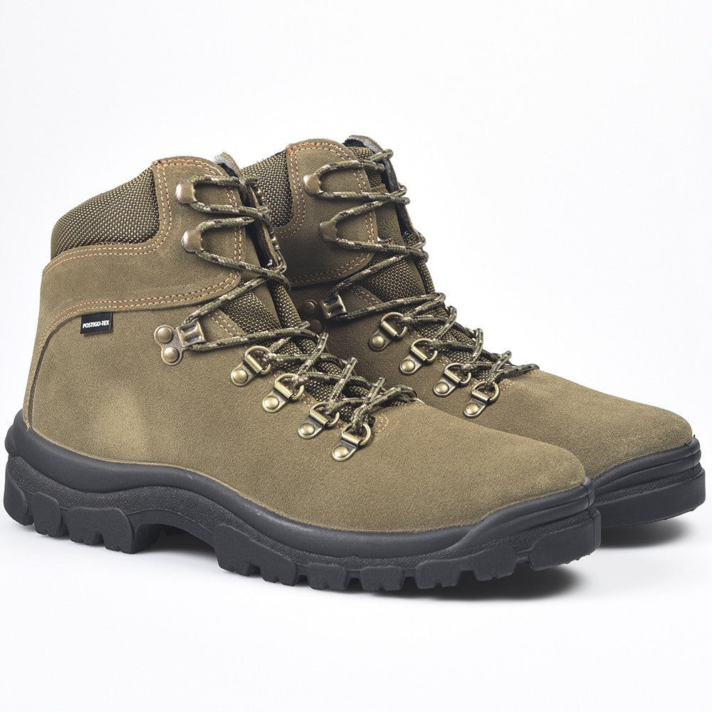 Botas de montaña y trekking Unisex Postigo Impermeables Piel Verde - imagen 3