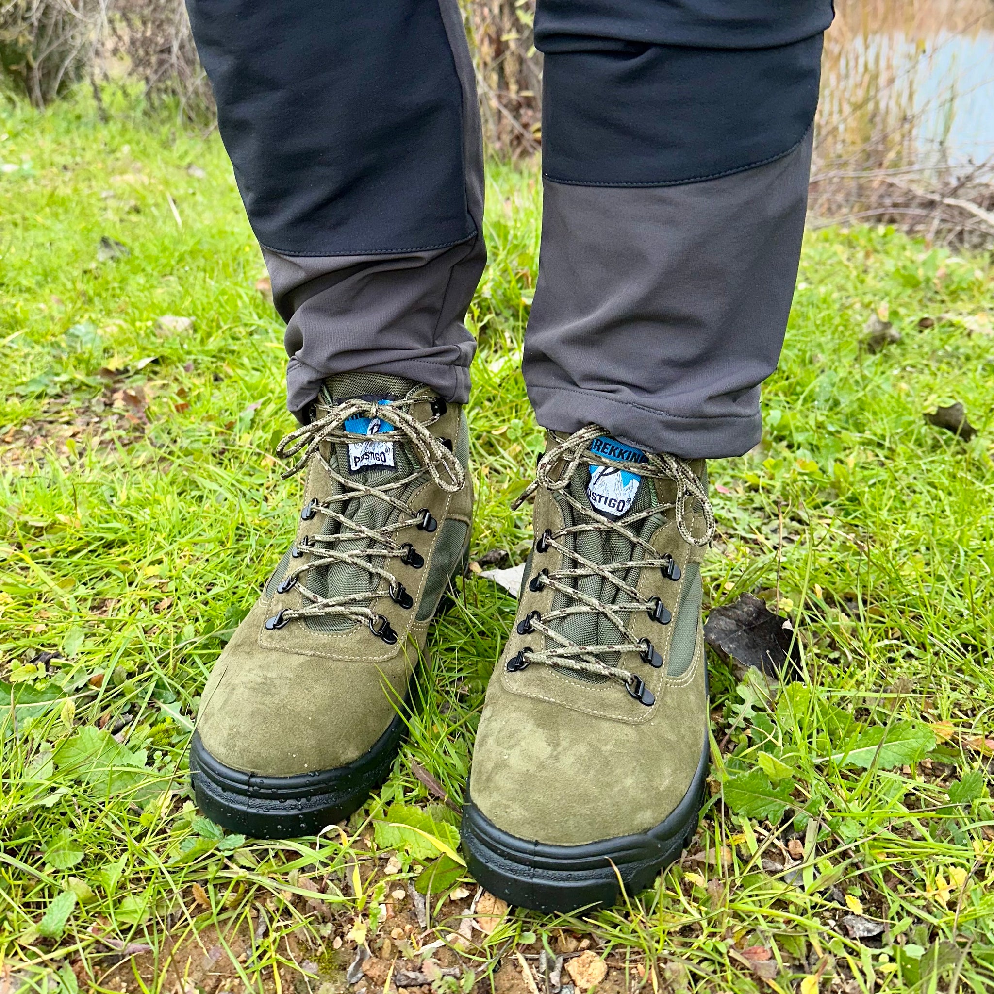 Botas de montaña y trekking Unisex Postigo Piel Cordura Verde - imagen 7
