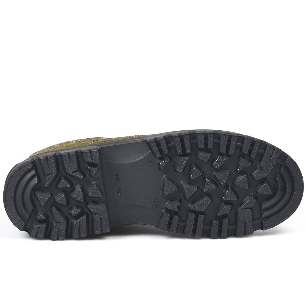 Botas de montaña y trekking Unisex Postigo Piel Cordura Verde - imagen 6