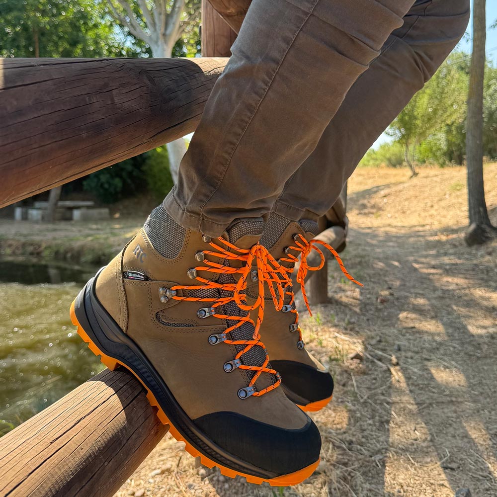 Botas de montaña y trekking Unisex RTC Hart Impermeables Norden 6 VRNO Marrón - imagen 4