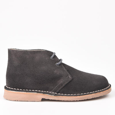 Botas Pisamierdas Infantil Gris Cordón