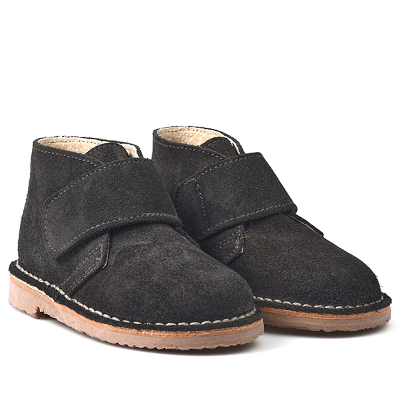 Botas Pisamierdas Infantil Gris Velcro - imagen 2