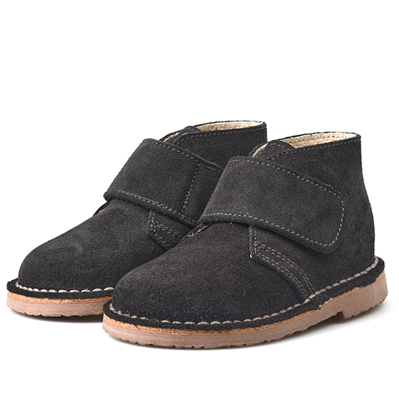 Botas Pisamierdas Infantil Gris Velcro - imagen 3