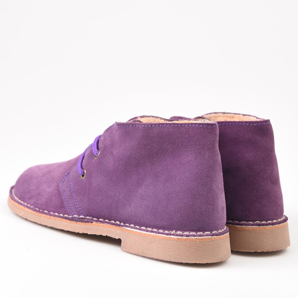 Botas Pisamierdas Morado Oscuro Borreguito - imagen 7