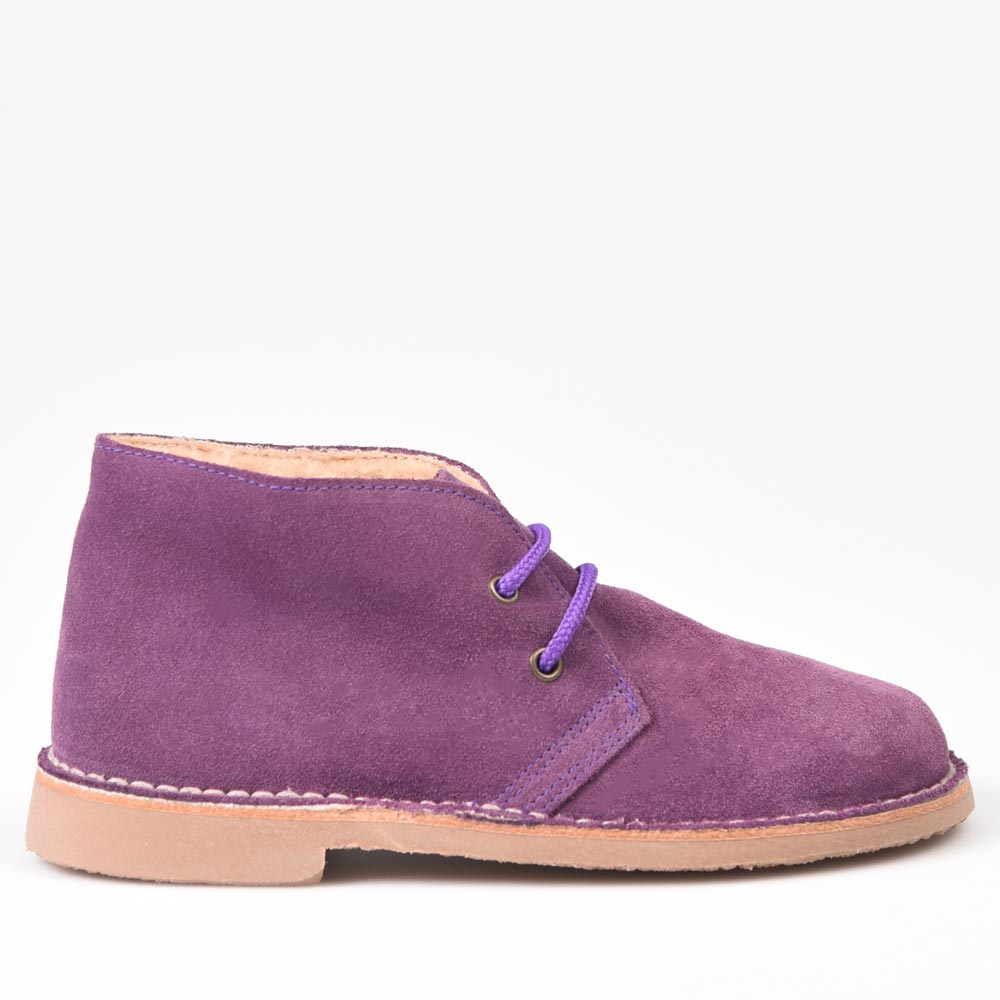 Botas Pisamierdas Morado Oscuro Borreguito - imagen 1