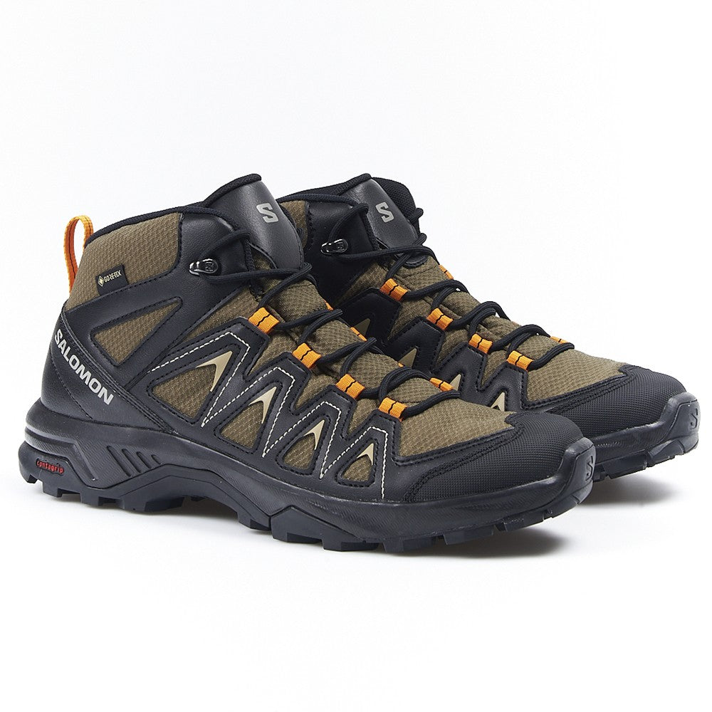 Botas de montaña y trekking Hombre Salomon X Braze Mid GTX L47181000 Verde - imagen 2