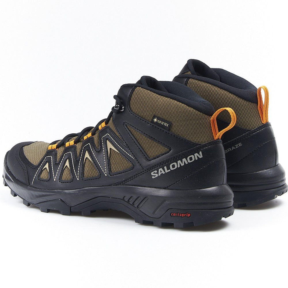 Botas de montaña y trekking Hombre Salomon X Braze Mid GTX L47181000 Verde - imagen 3