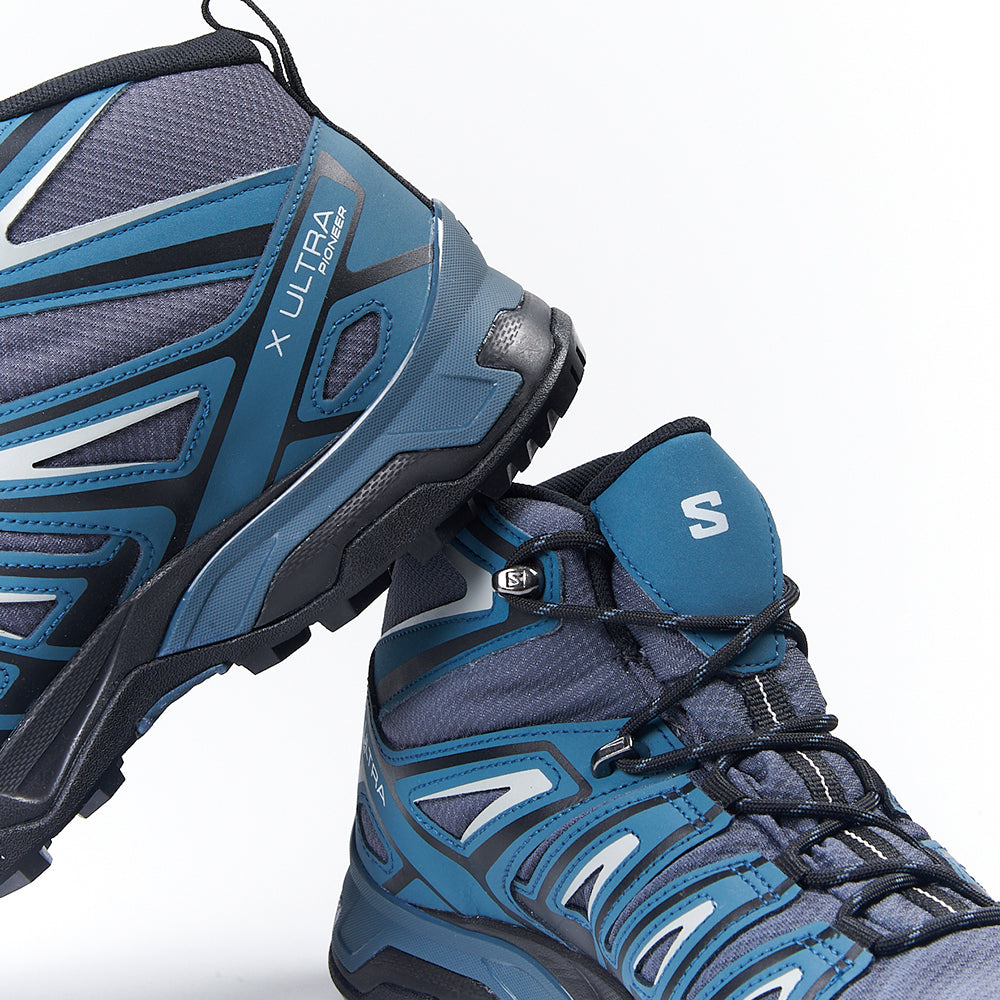 Botas de montaña y trekking Hombre Salomon X Ultra Pioneer MID GTX L47196400 Azul - imagen 2