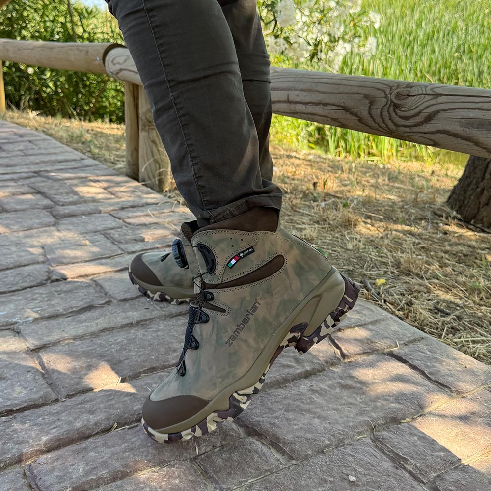 Botas de montaña y trekking Hombre Zamberlan Leopard 4013 GTX RR BOA Camuflaje - imagen 4