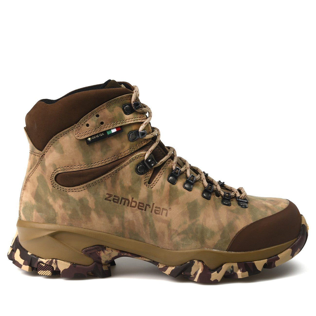Botas de montaña y caza Hombre Zamberlan Leopard 1213 GTX RR WL Camuflaje - imagen 9