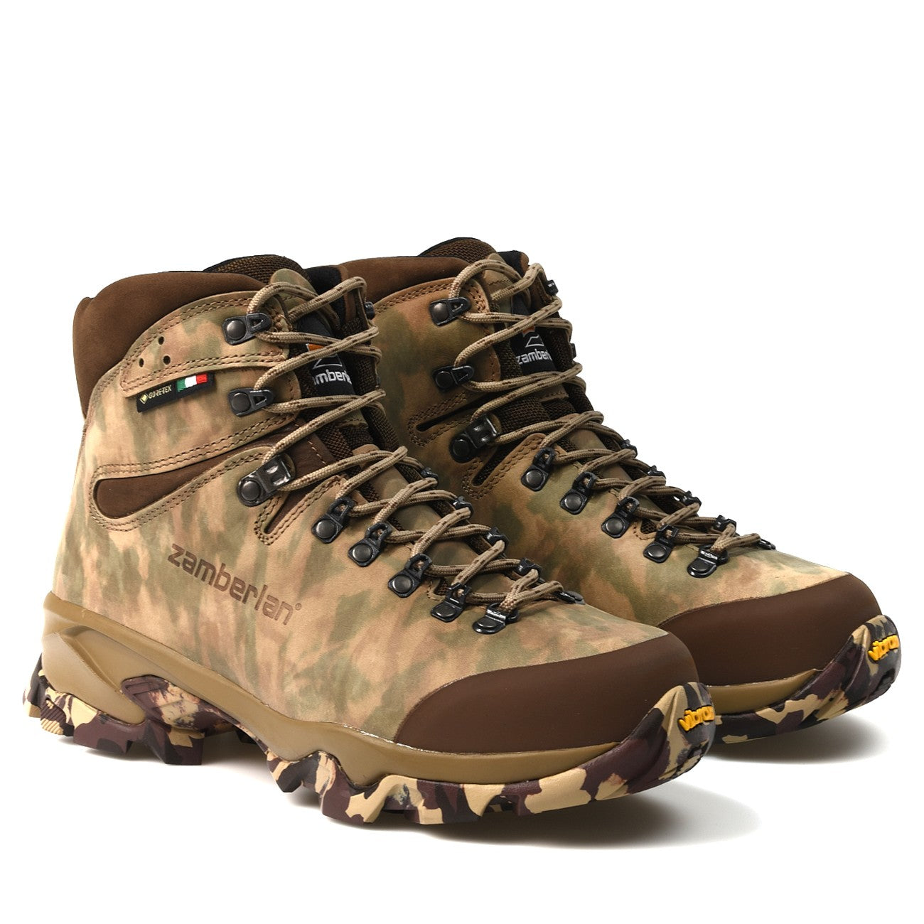 Botas de montaña y caza Hombre Zamberlan Leopard 1213 GTX RR WL Camuflaje - imagen 10