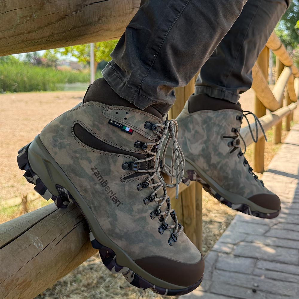 Botas de montaña y caza Hombre Zamberlan Leopard 1213 GTX RR WL Camuflaje - imagen 2