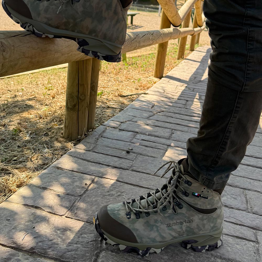 Botas de montaña y caza Hombre Zamberlan Leopard 1213 GTX RR WL Camuflaje - imagen 4